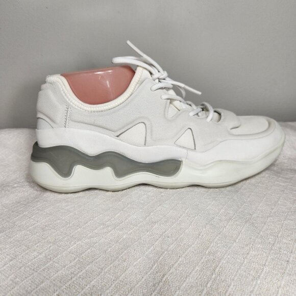 Ecco Womens Size 41 10-10.5 Silver White Elo Comfort Athletic Shoes Sneakers 358 - Picture 6 of 9